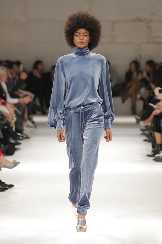 Velvet jumpsuit, electric blue lookbook dress with: 