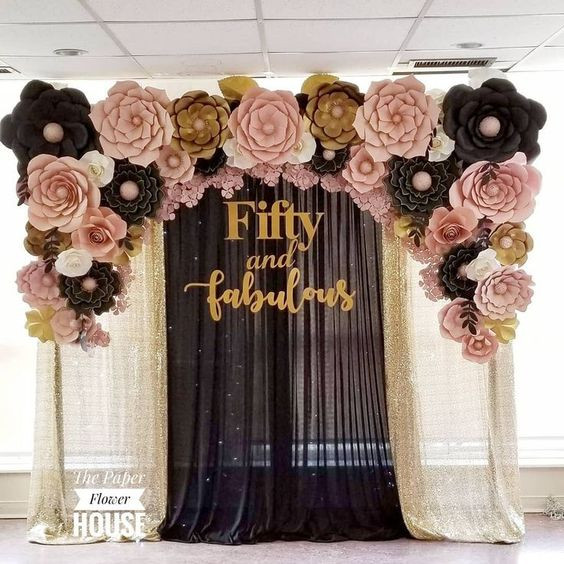 Black Velvet and Blooms, A Luxurious Fifty': it's like celebrating in the lap of luxury surrounded by flowers!: Floral design,  fabulous 50th birthday,  cheers to 60 years,  wedding invitation,  flower arranging,  Flower Bouquet,  greeting card  