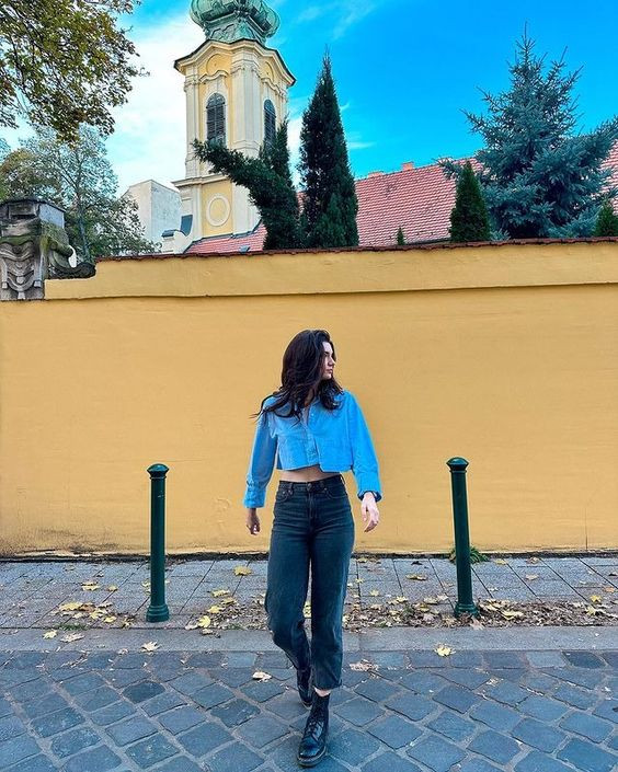 Whoa, Brett Cooper's crop top and jeans combo is just sexy!: károlyi garden,  comments section,  károlyi garden,  the daily wire,  brett cooper,  road surface  