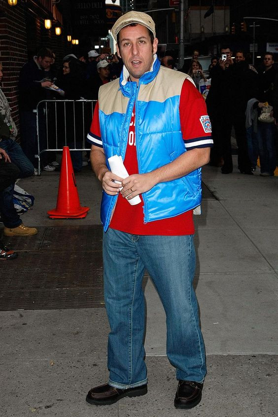 Adam Sandler Iconic Look: Electric blue,  adam sandler  