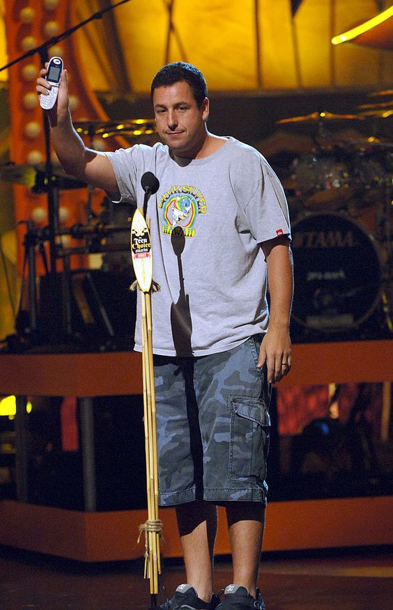 Adam Sandler's Stylish Looks Through the Years: adam sandler 2005,  kids' choice award for favorite movie actor,  public address system,  the wedding singer,  Performing Arts,  adam sandler,  page six  